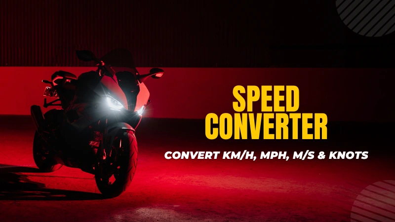 Speed Converter – Convert km/h, mph, m/s & Knots